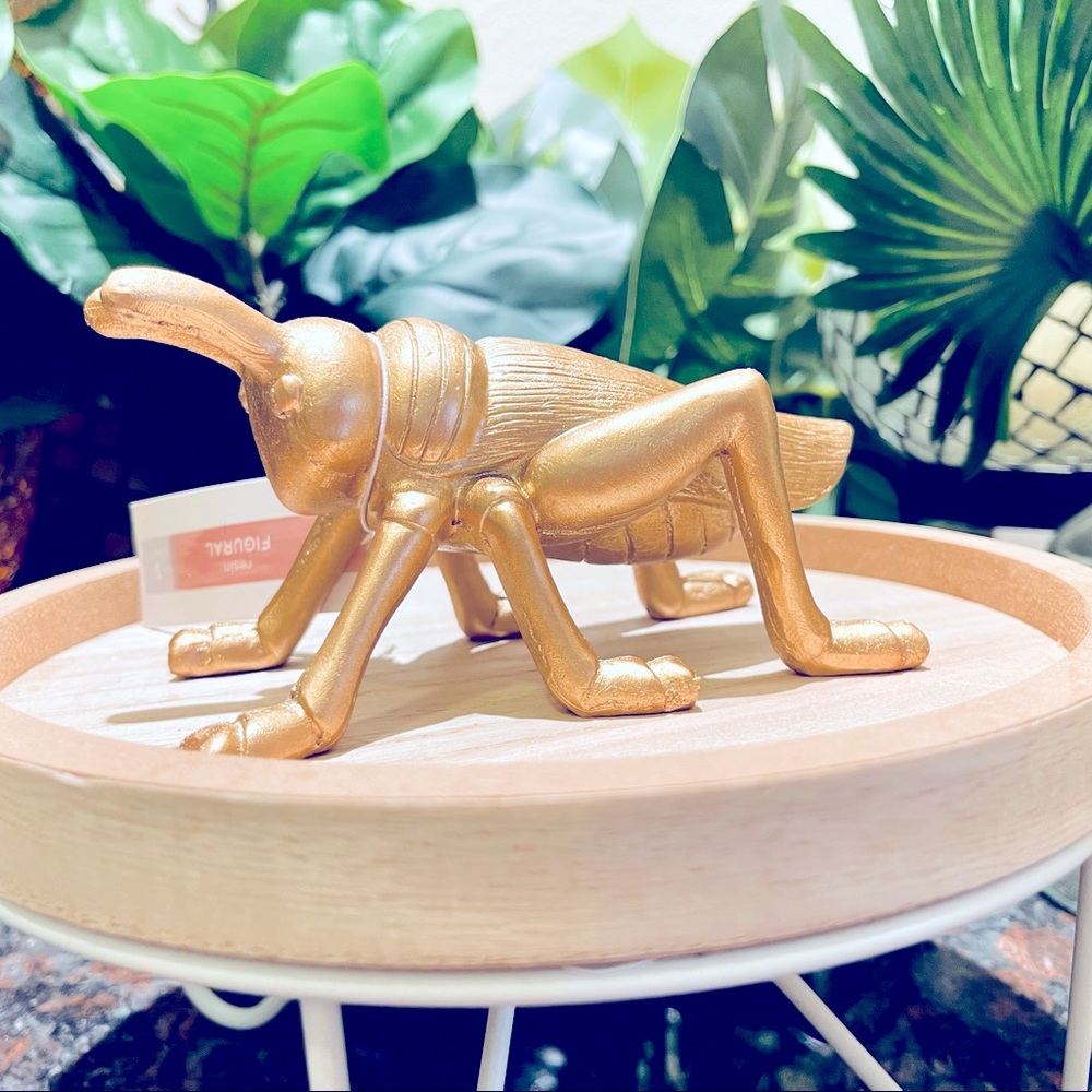Target LUCKY Gold Grasshopper Garden Figure - Picture 11 of 15